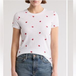 Lucky Brand Daisy All Over Cotton T-Shirt